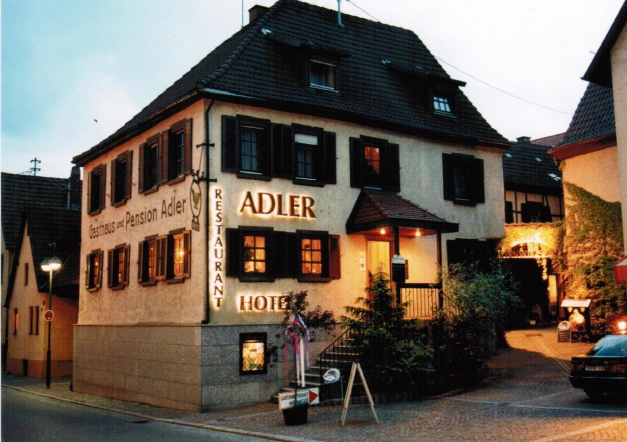 Adler Gaststube Hotel Biergarten Bad Rappenau Exteriör bild